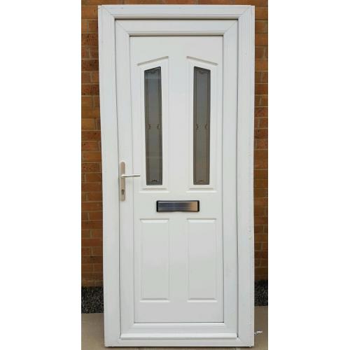 White UPVC door