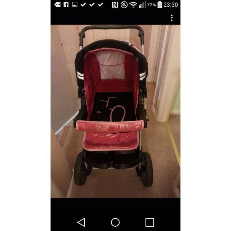 3 in 1 pushchair car seat and carry cott
