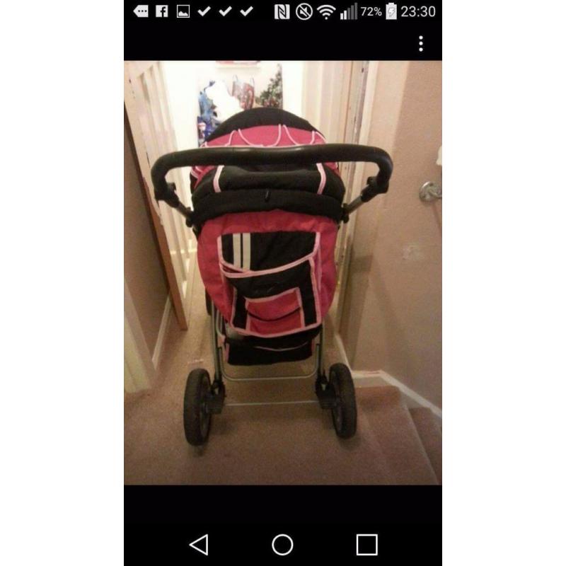 3 in 1 pushchair car seat and carry cott
