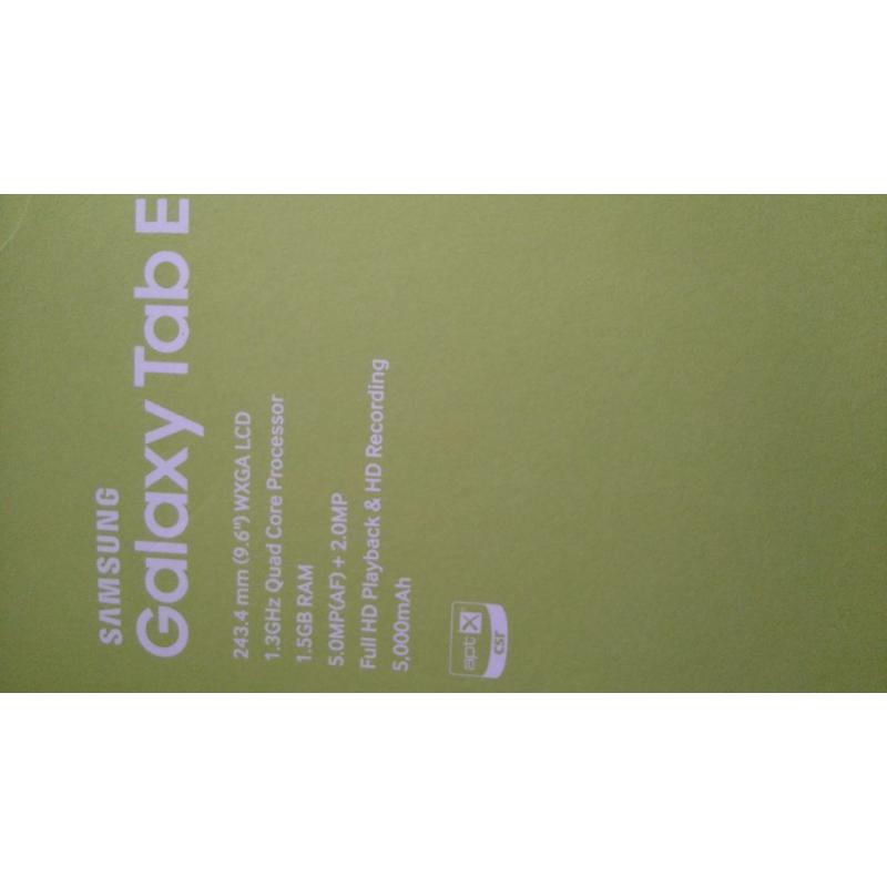 SAMSUNG GALAXY TAB E 8GB WIFI