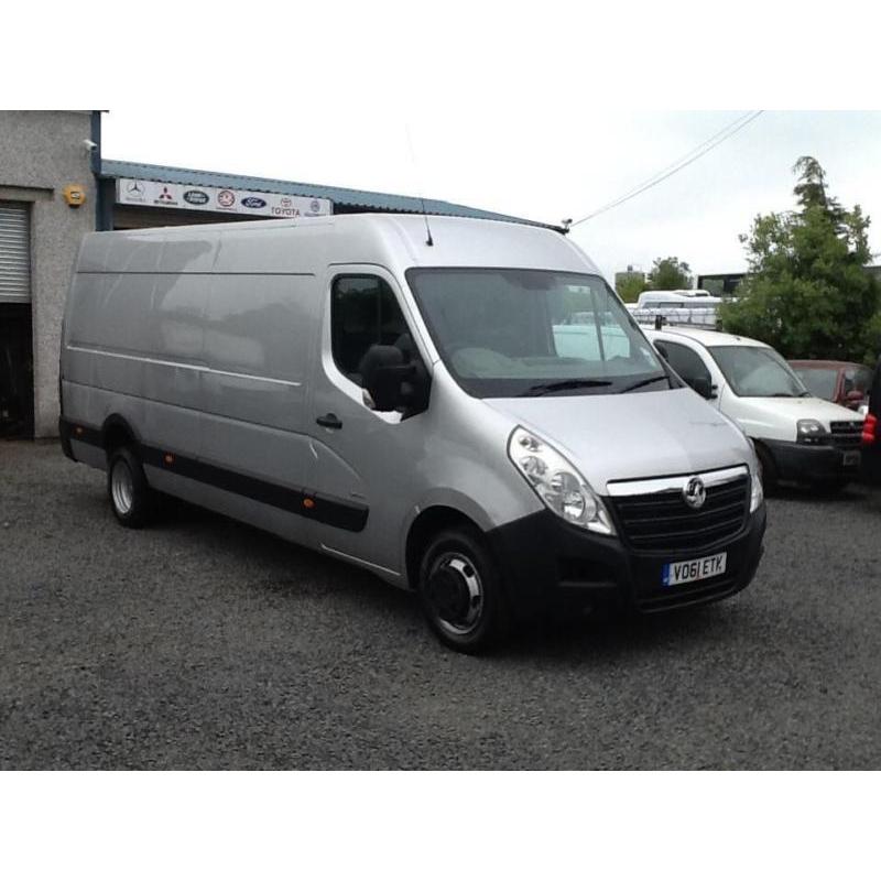 Vauxhall Movano 2.3CDTI ( 125ps 6 speed RWD XLWB 3500 twin axle 2011 61 reg