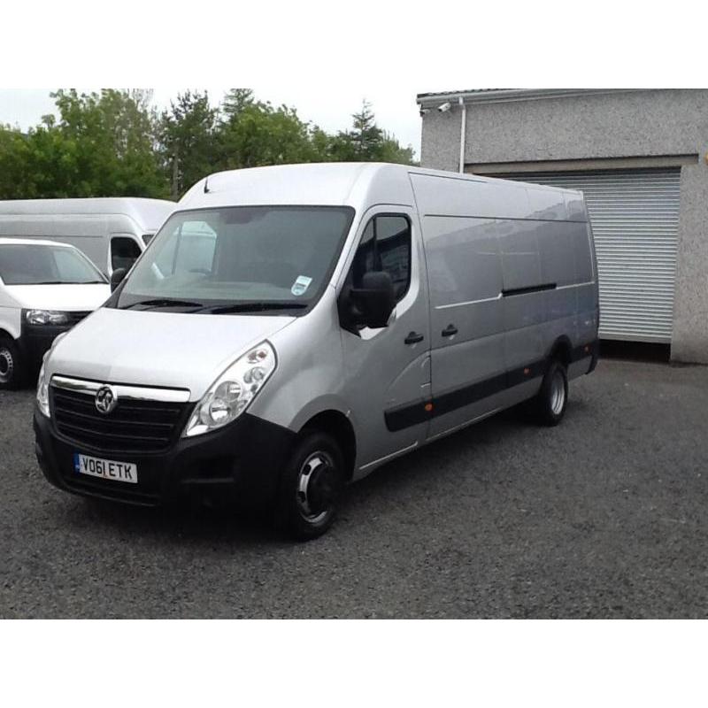 Vauxhall Movano 2.3CDTI ( 125ps 6 speed RWD XLWB 3500 twin axle 2011 61 reg