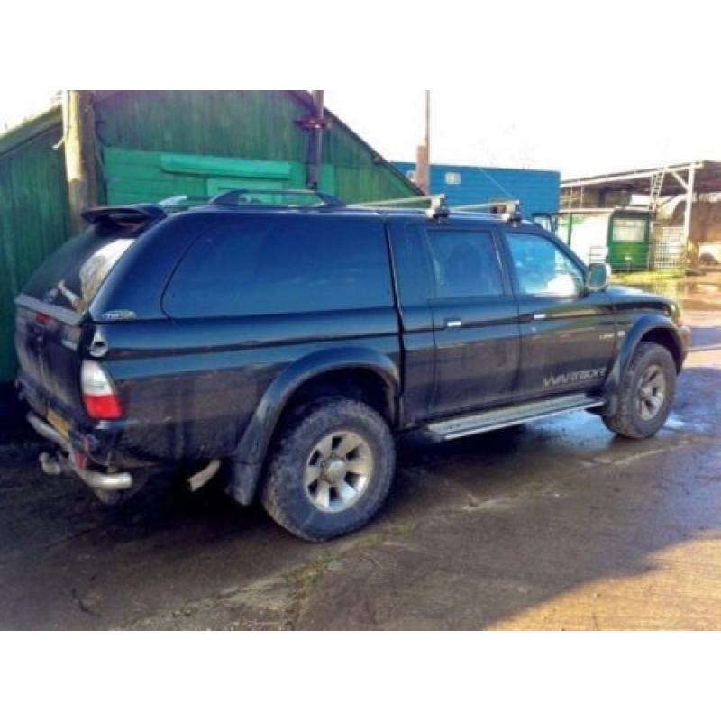 L200 Tuftop Hard Top Canopy Lid - From Mitsubishi L200 Warrior Animal (Black)