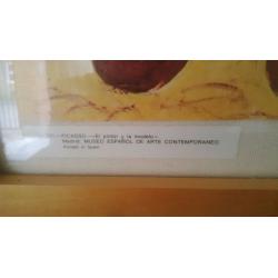 Picasso El Pintor Y La Modelo Framed Print