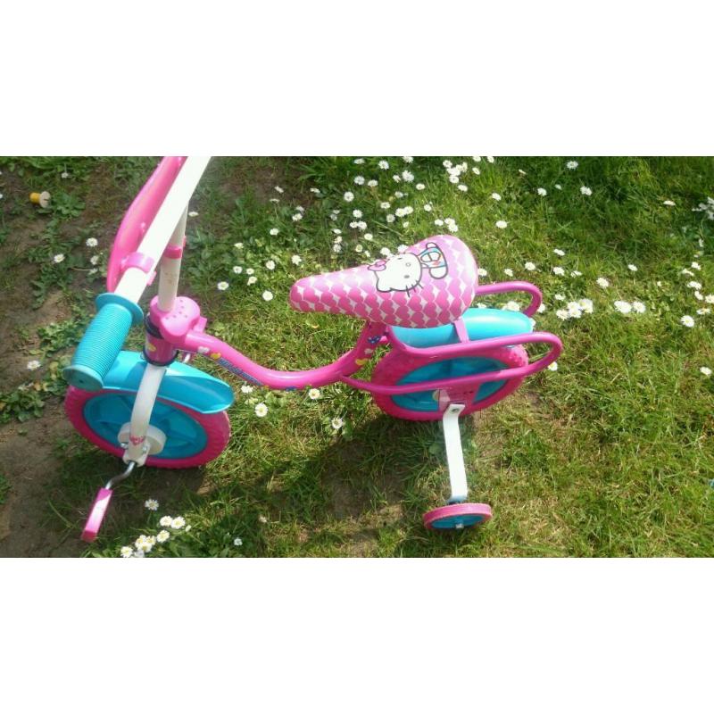 Little miss Kitty bike hardly used