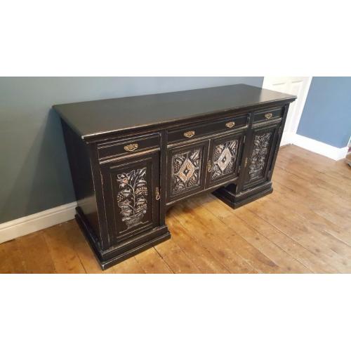 Antique Solid Oak Sideboard