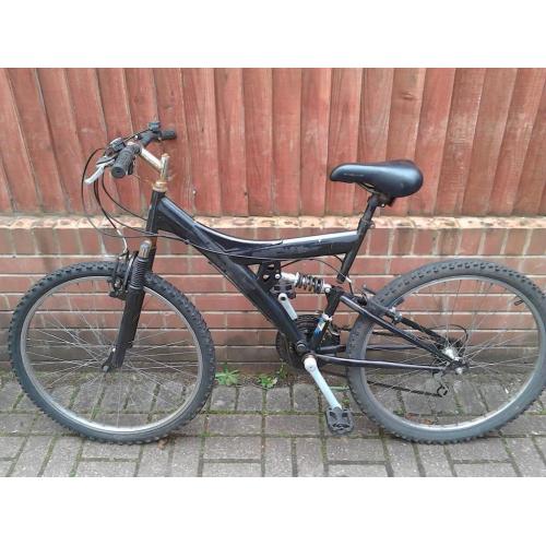 dual suspension mountain bike