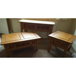 Sideboard + Lamp Table + TV Stand/Coffee Table