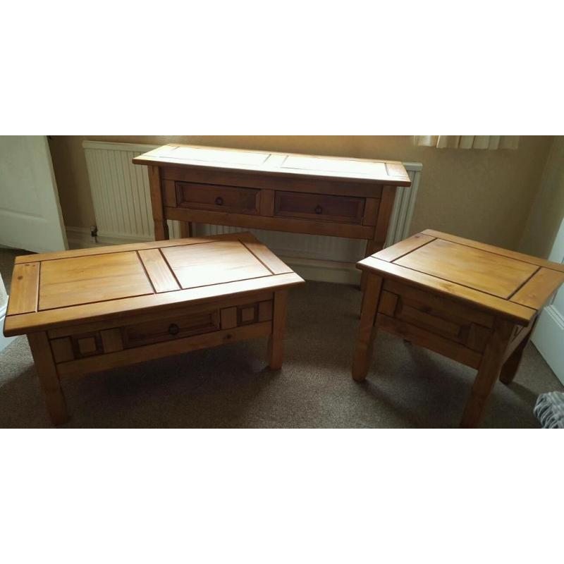 Sideboard + Lamp Table + TV Stand/Coffee Table