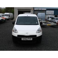 Peugeot Partner 1.6HDi ( 75 ) 625 S L1 2012 62 reg 1 owner from new