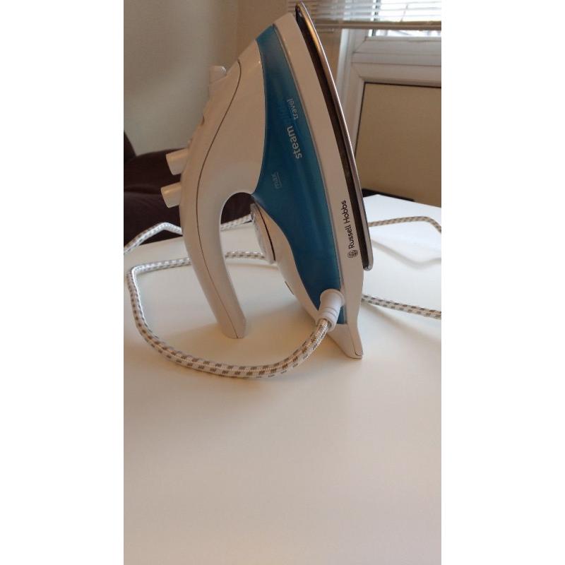 For sale: travel size Russell Hobbs iron for 7 pounds