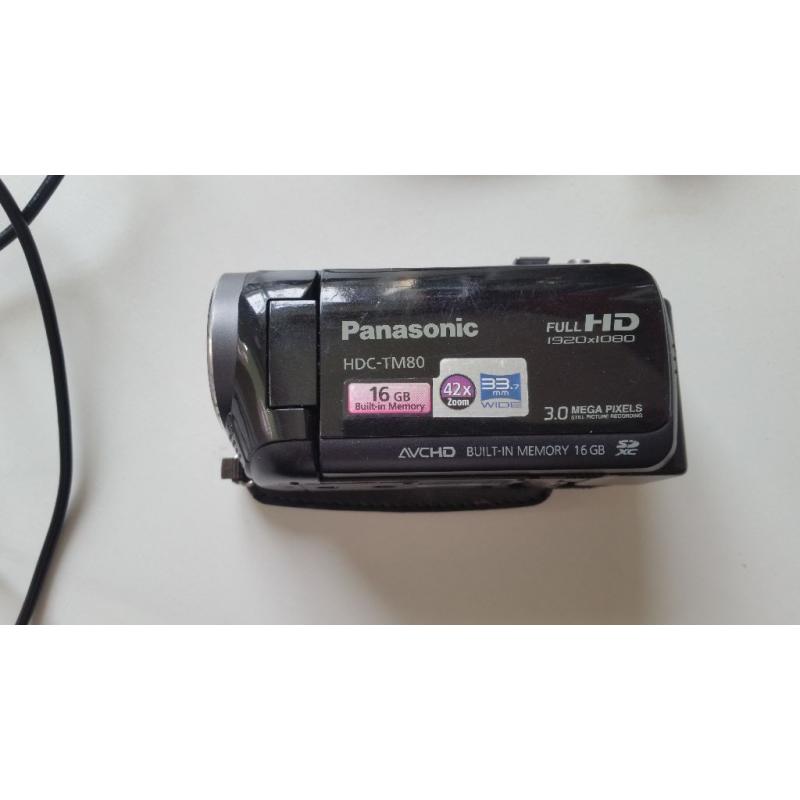 Digital Panasonic HD- TM80 camera with 42 times optical zoom plus 4GB micro SD card