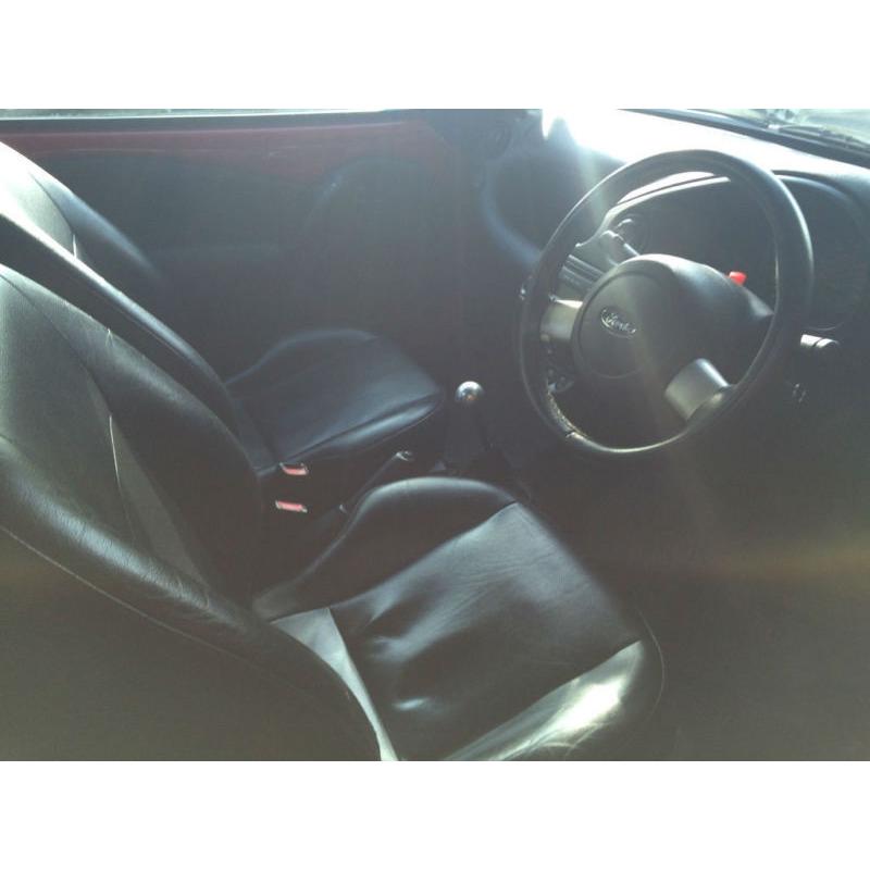 2004 54 Reg Ford Streetka 1.6 2003.5MY Luxury,BLACK LEATHER