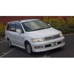 7 SEATER ,MITSUBISHI CHARIOT GRANDIS, AUTOMATIC, 12 MTHS MOT, PX WELCOME , 3 DAYS FREE INSURANCE