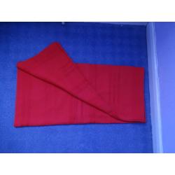 Large red tablecloth (cotton) to fit rectangular table