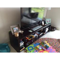 Tv media unit dark wood - half price