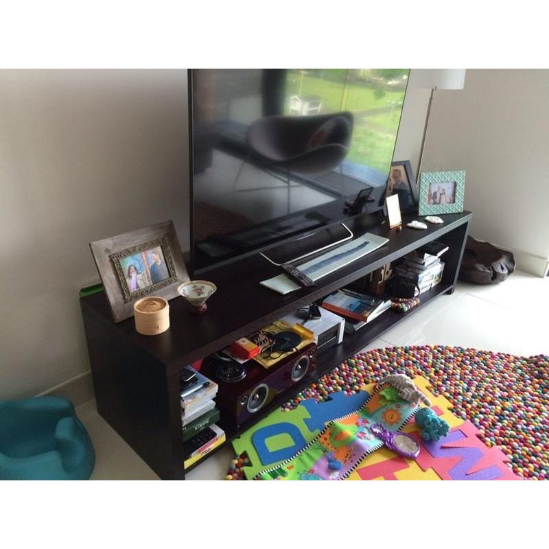 Tv media unit dark wood - half price