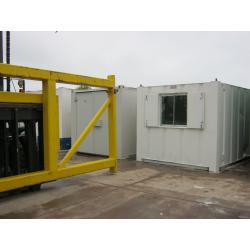 21ft x 9ft Anti Vandal Portable Cabin Site Office OUTSTANDING CONDITION ready4viewing store shed