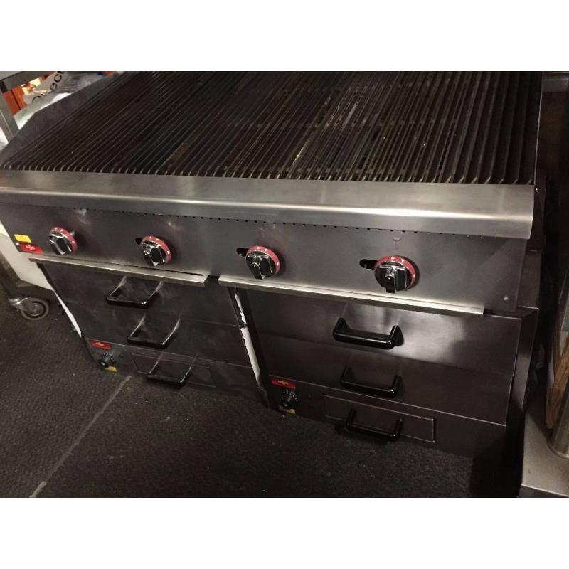 CATERING COMMERCIAL BRAND NEW BBQ KEBAB 4 BURNER FLAME CHAR GRILL CATERING CAFE SHOP BAR FAST FOOD