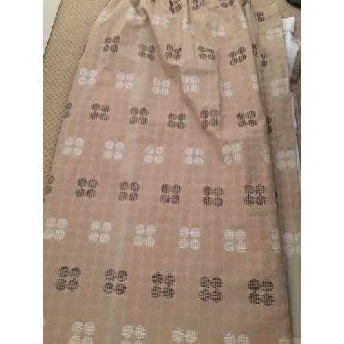 Lined curtains