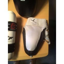 Shin guards Forearm Guards Groin Guard Pads MMA Krav Maga