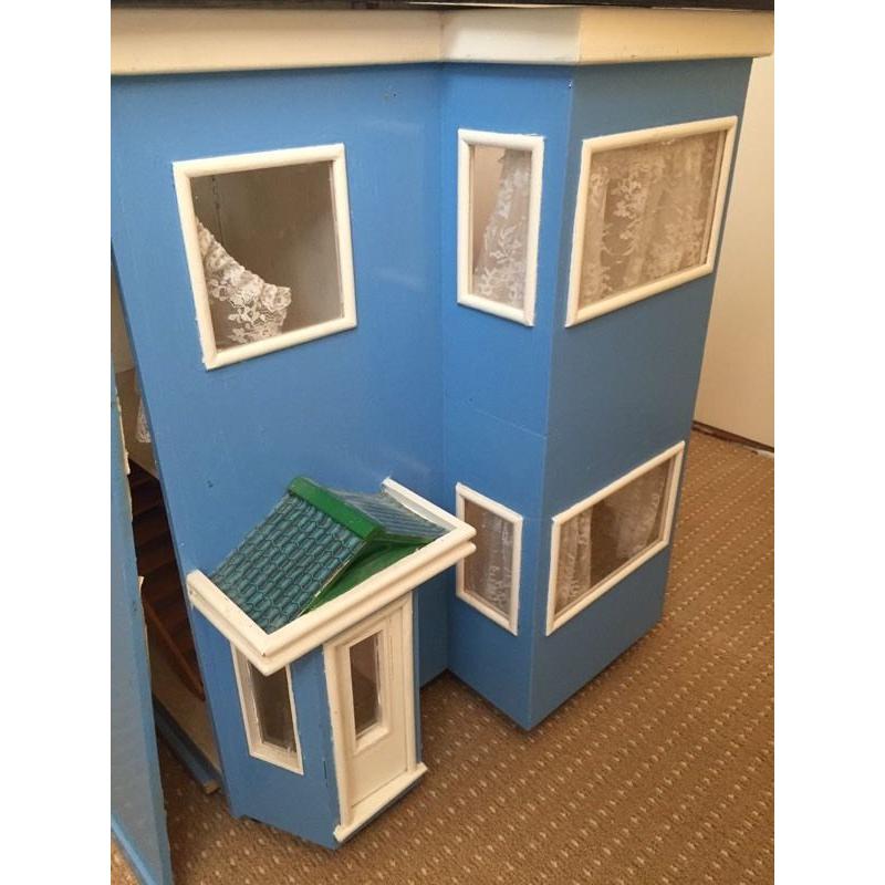 Large wooden dolls house