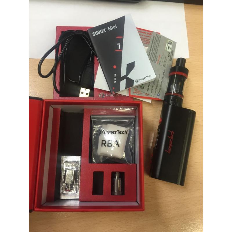 Kangertech subox mini starter kit black e-cigarette vape vaping