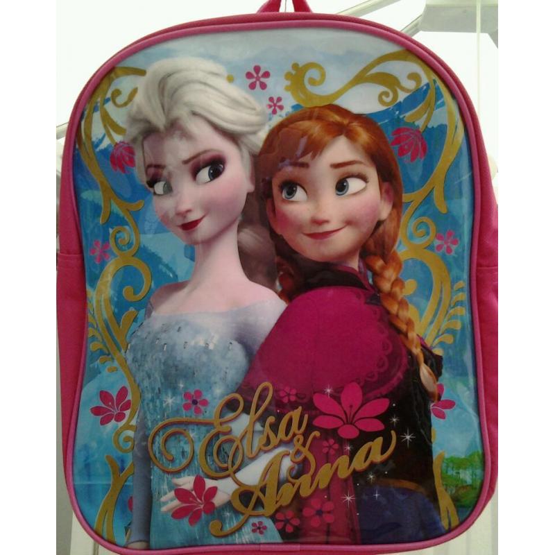 NEW* DISNEY FROZEN * ELSA & ANNA * BACKPACK * ADJUSTABLE STRAPS * ZIP FASTENING *