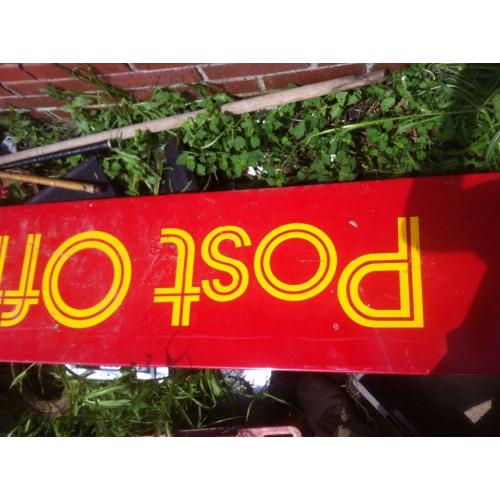 Post office sign