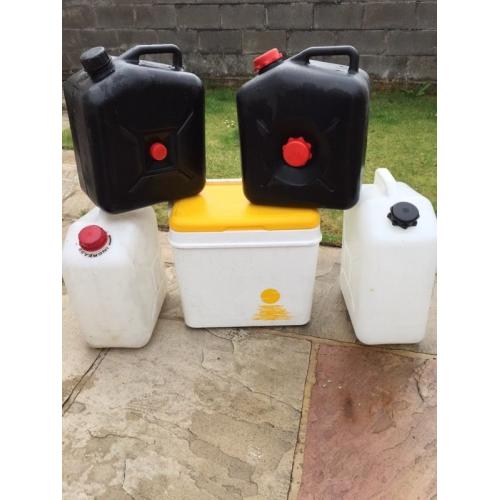 Camping Water container , wastes container, cooler