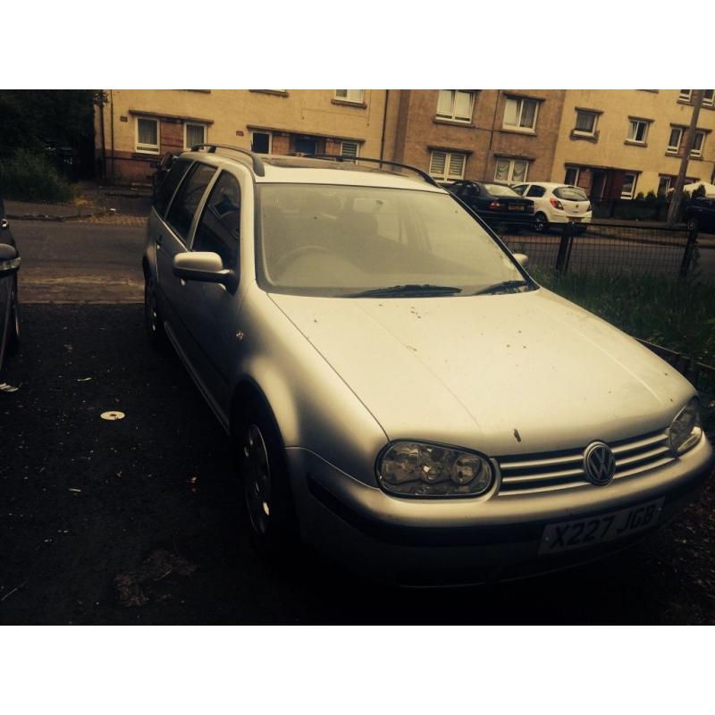 Vw golf estate 1.9 TDI 6speed