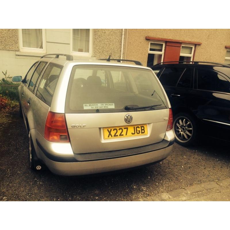 Vw golf estate 1.9 TDI 6speed