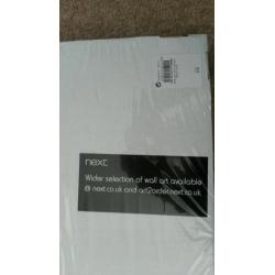 Unopened Next Canvas Wall Art Black & White