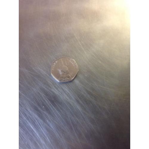 2 peter rabbit fifty pence coins