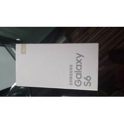 BRAND NEW SAMSUNG GALAXY S6 32G GOLD NEVER OPENED price 280 for quick sale open to all networks