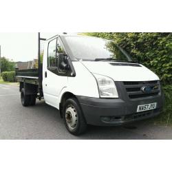 FORD TRANSIT TIPPER 2007 NO VAT ONLY 110K