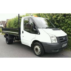 FORD TRANSIT TIPPER 2007 NO VAT ONLY 110K