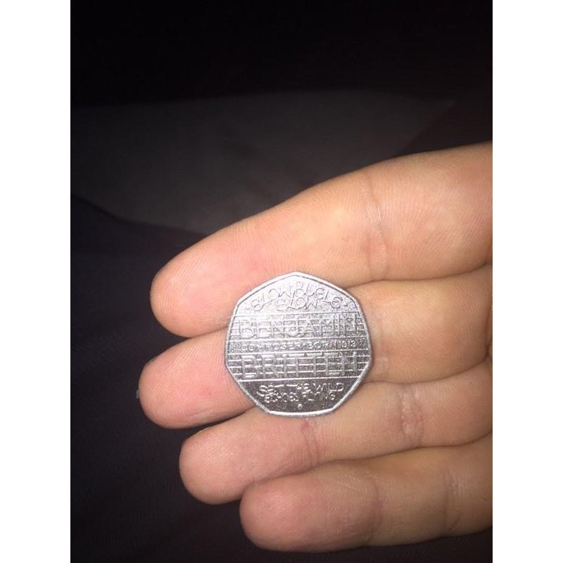 Benjamin Britten 50p coin