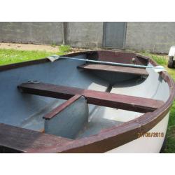 Rowing boat with trailer