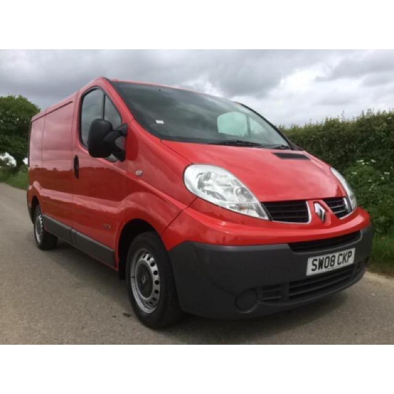 2008 08 RENAULT TRAFIC 2.0 SL27 DCI 115 SWB 1D 115 BHP DIESEL