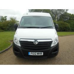 2012 VAUXHALL MOVANO 2.3CDTI 125BHP LWB L3H2 EURO5 1 OWNER IMMACULTE VAN