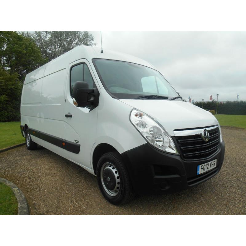 2012 VAUXHALL MOVANO 2.3CDTI 125BHP LWB L3H2 EURO5 1 OWNER IMMACULTE VAN