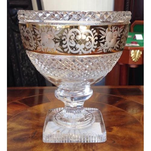 Beautiful Irish cut glass bowl