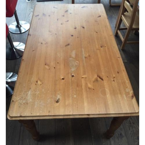 5ft pine dining table