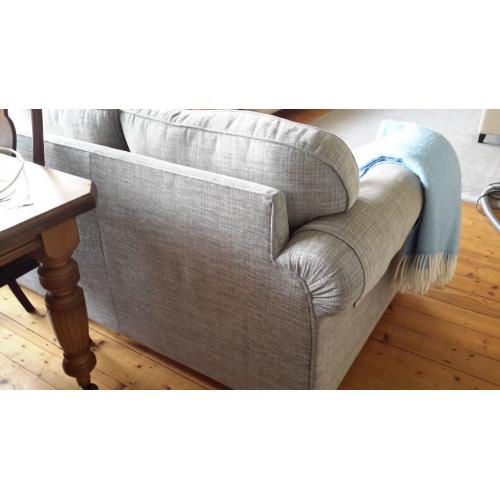 4 SEATER BLUE SOFA