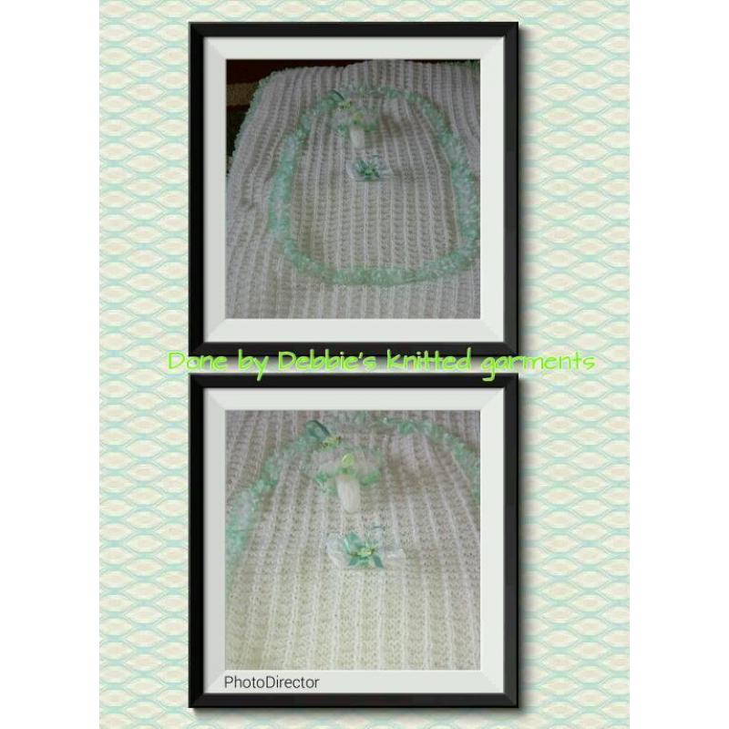 Quilted pram blanket