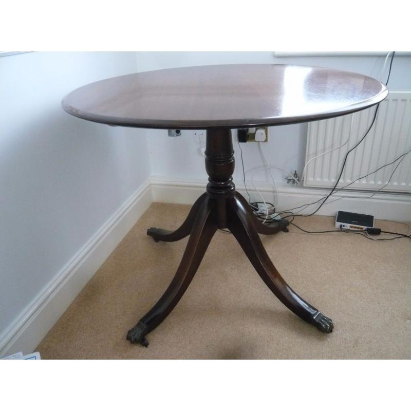 Small round dining table