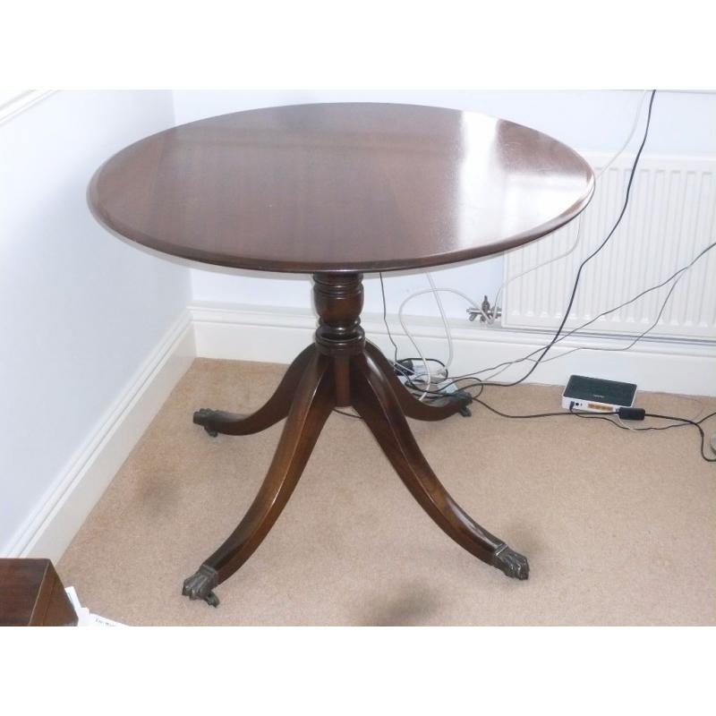 Small round dining table