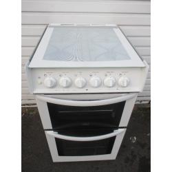 Parkinson Cowan Double Oven Gas Cooker White Full Working Order