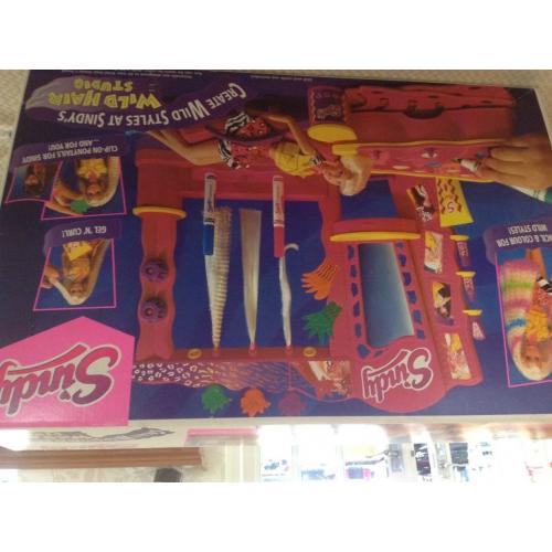 Vintage Sindy Wild Hair Studio in Original Packaging